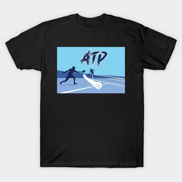 PickleBall - ATP T-Shirt by RykeDesigns